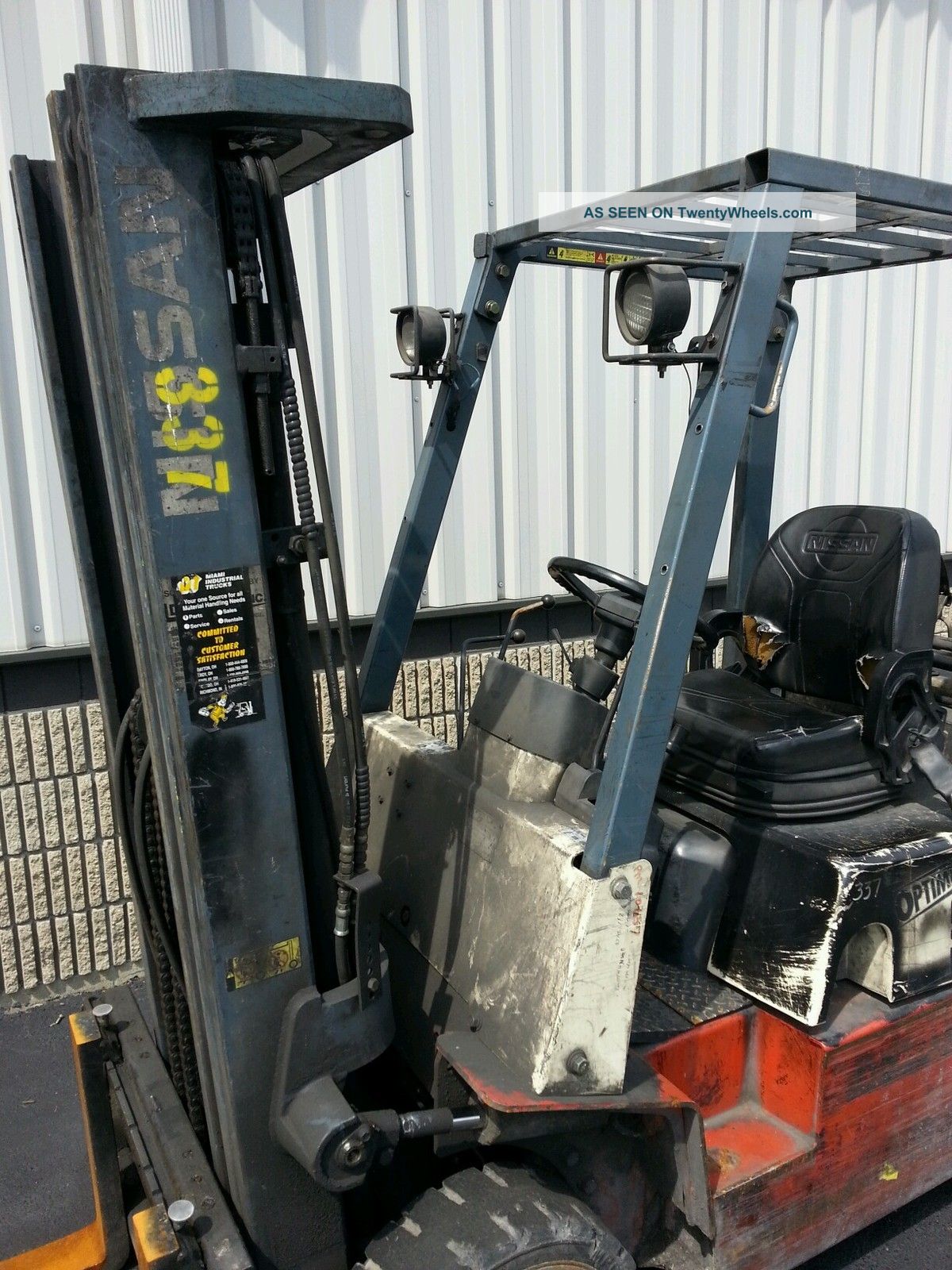 Nissan Cpj02a25pv Cushion Tire Forklift Truck Mule Toyota