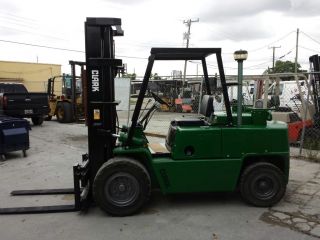 Clark Diesel Forklift With 10,  000lbs Capacity,  2 Stage Tower With Sideshift photo
