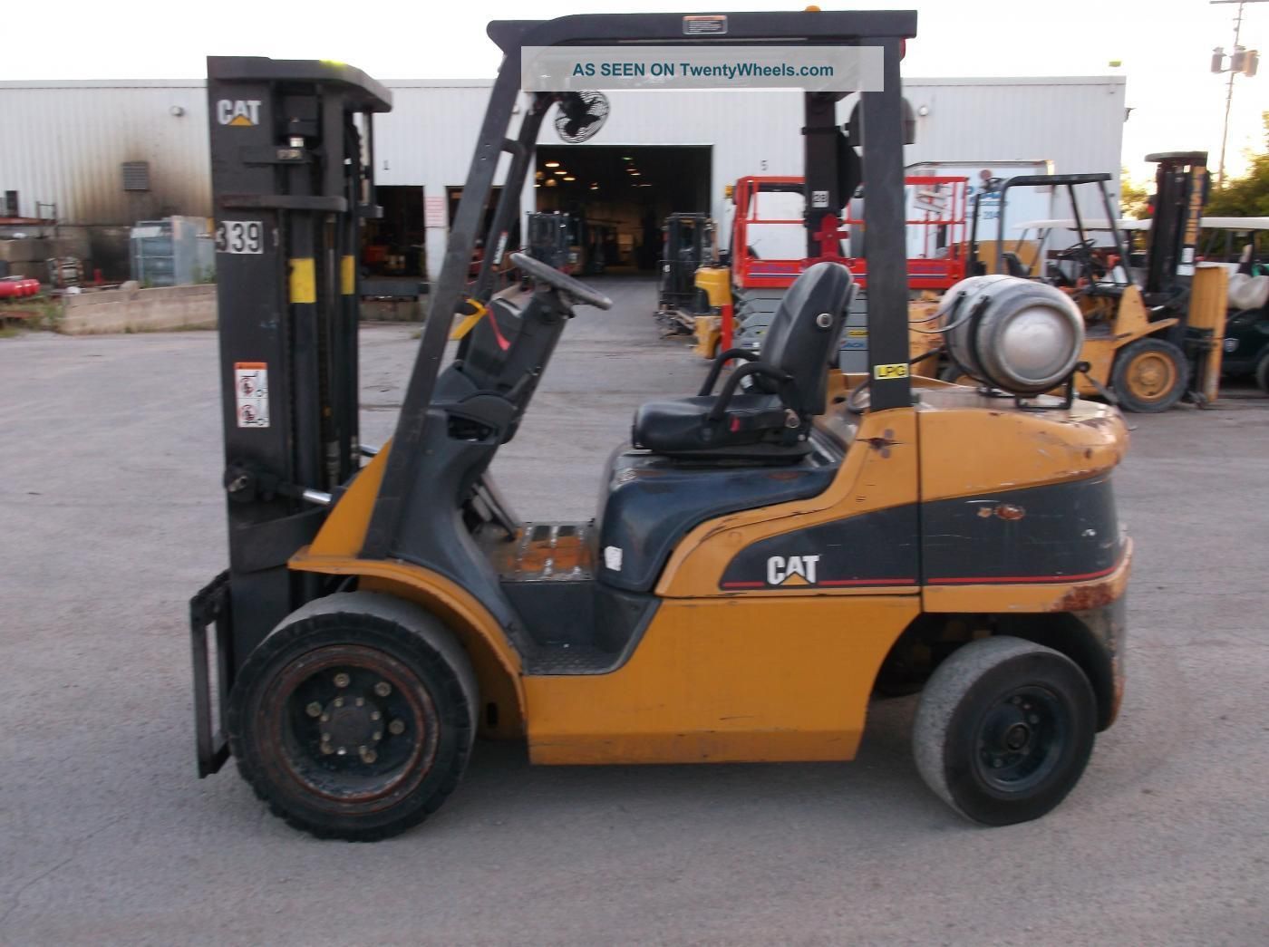 Cat Forklift 31366 Pneumatic Tire Lpg Fuel 6,  000 Lb Capacity Forklifts photo
