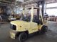 Forklift Hyster 120xm 12000 Lift Propane Solid Pneumatic Tires 180 Reach Forklifts photo 1