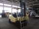 Forklift Hyster 120xm 12000 Lift Propane Solid Pneumatic Tires 180 Reach Forklifts photo 3
