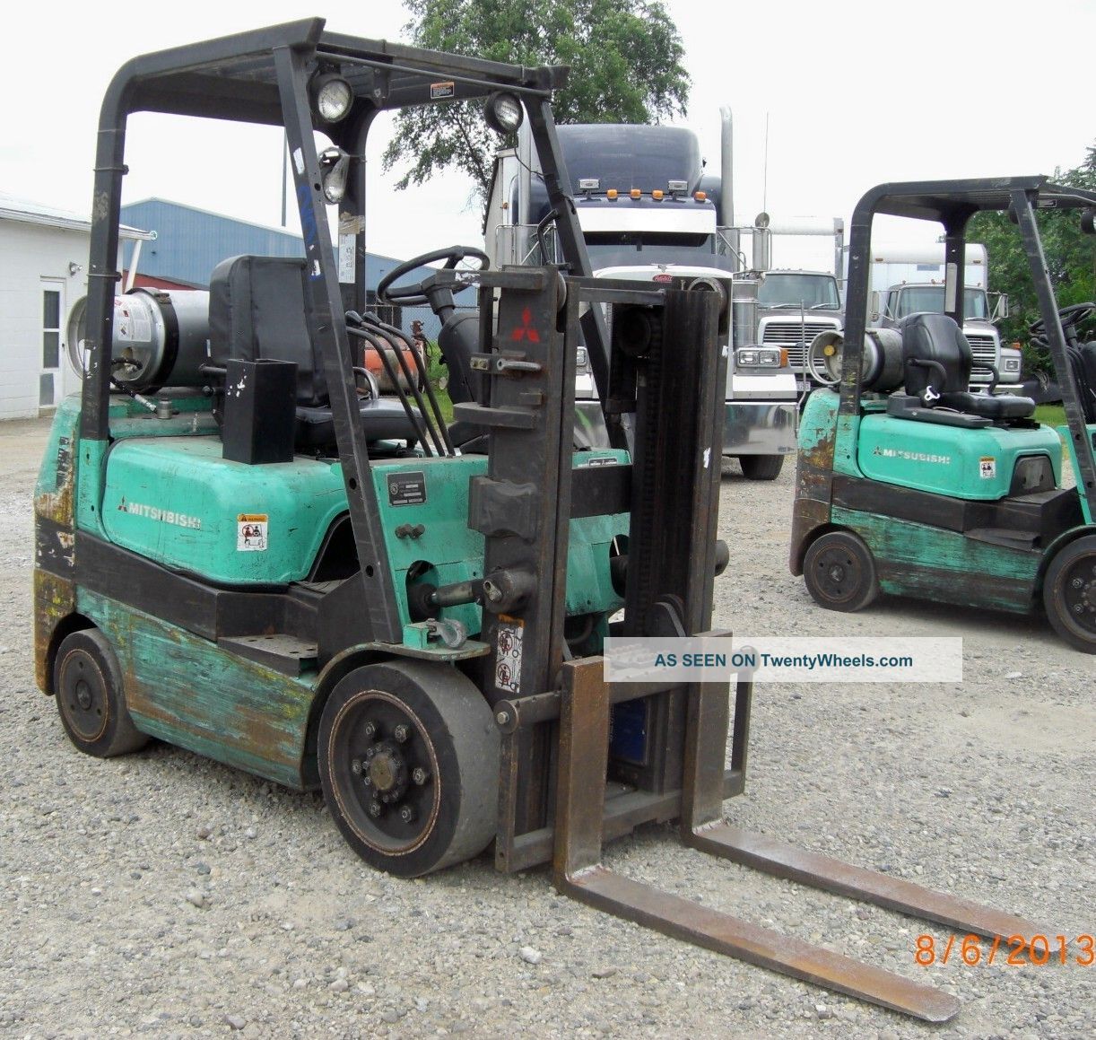 2004 Mitsubishi Fgc25k,  5,  000,  5000 Cushion Tired Trucker Special Forklift Forklifts photo