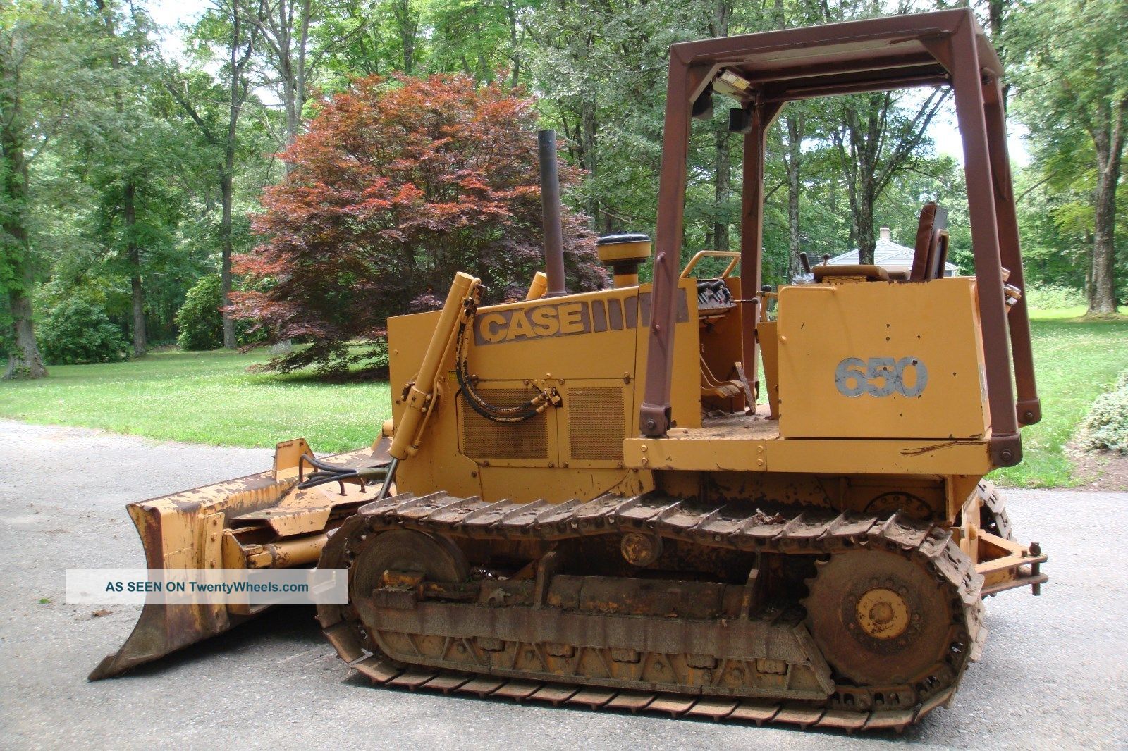 Case 650 Dozer Equipped W power Angle Tilt Blade