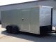 7x16 Enclosed Trailer Cargo V - Nose Tandem Dual Ramp Motorcycle Landscape Lawn Trailers photo 1