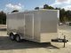 7x16 Enclosed Trailer Cargo V - Nose Tandem Dual Ramp Motorcycle Landscape Lawn Trailers photo 4