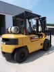 Caterpillar Gp40 Cat Pneumatic Truck Fork Forklift 8000lb Yard Lift Hyster Forklifts photo 4