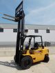 Caterpillar Gp40 Cat Pneumatic Truck Fork Forklift 8000lb Yard Lift Hyster Forklifts photo 5