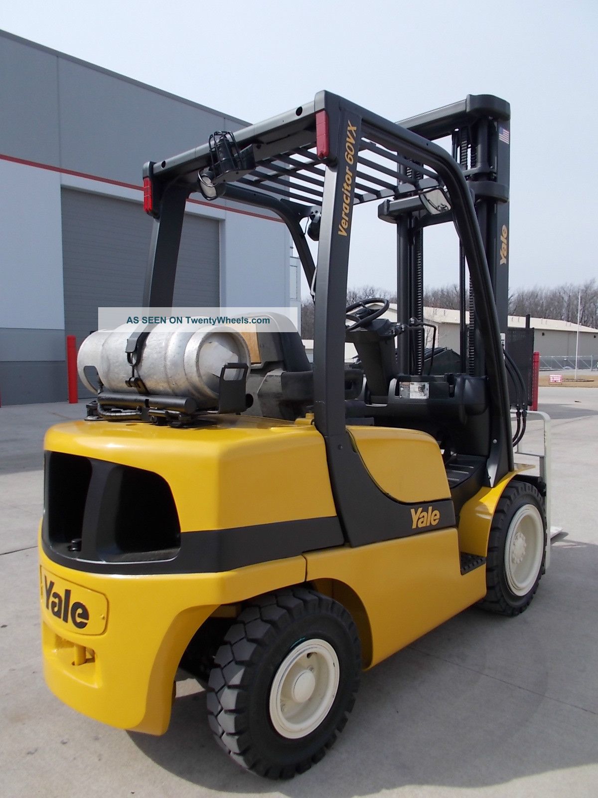 2006 Yale Glp060vx Fork Forklift Hyster 6000lb Pneumatic Lifttruck Lift