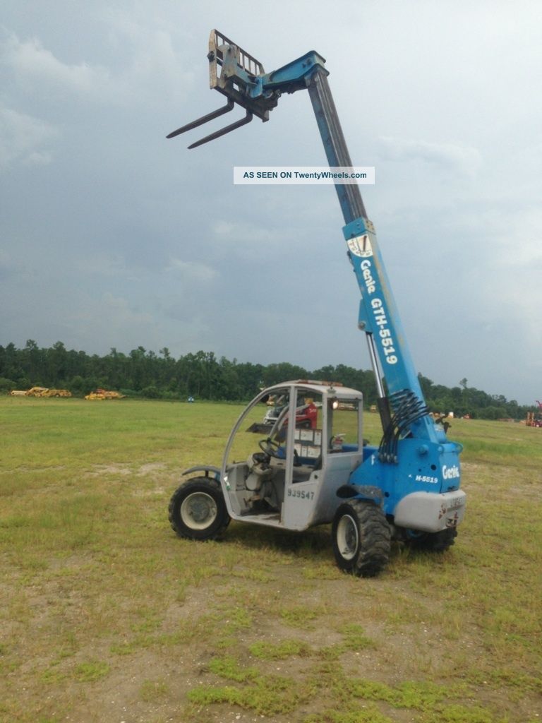2007 Genie Gth - 5519 Telescopic Forklift Rough Terrian Forklift Pettibone Diesel Forklifts photo