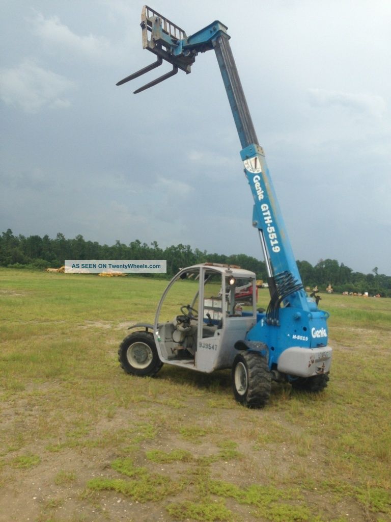2007 Genie Gth 5519 Telescopic Forklift Rough Terrian Forklift