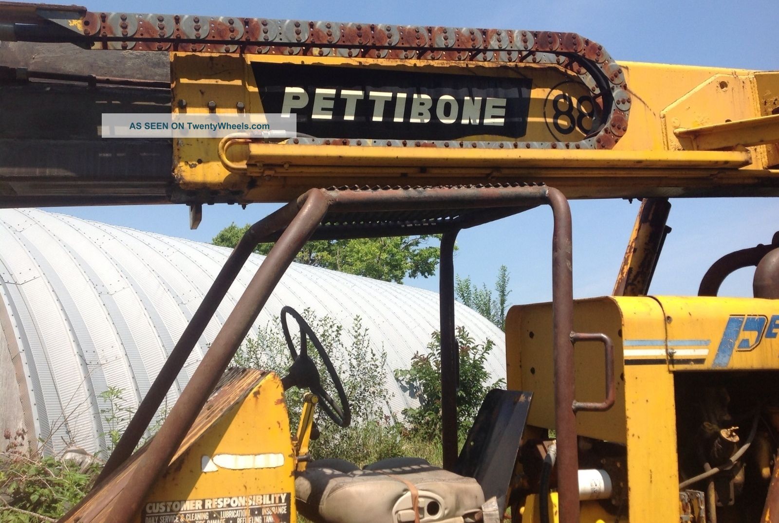 Pettibone Extendo 88 Telescopic High Reach Forklift