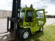 Propane Powered Large Clark Forklift,  Full Heated Cab,  In Working Conditon Forklifts photo 2