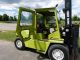 Propane Powered Large Clark Forklift,  Full Heated Cab,  In Working Conditon Forklifts photo 4