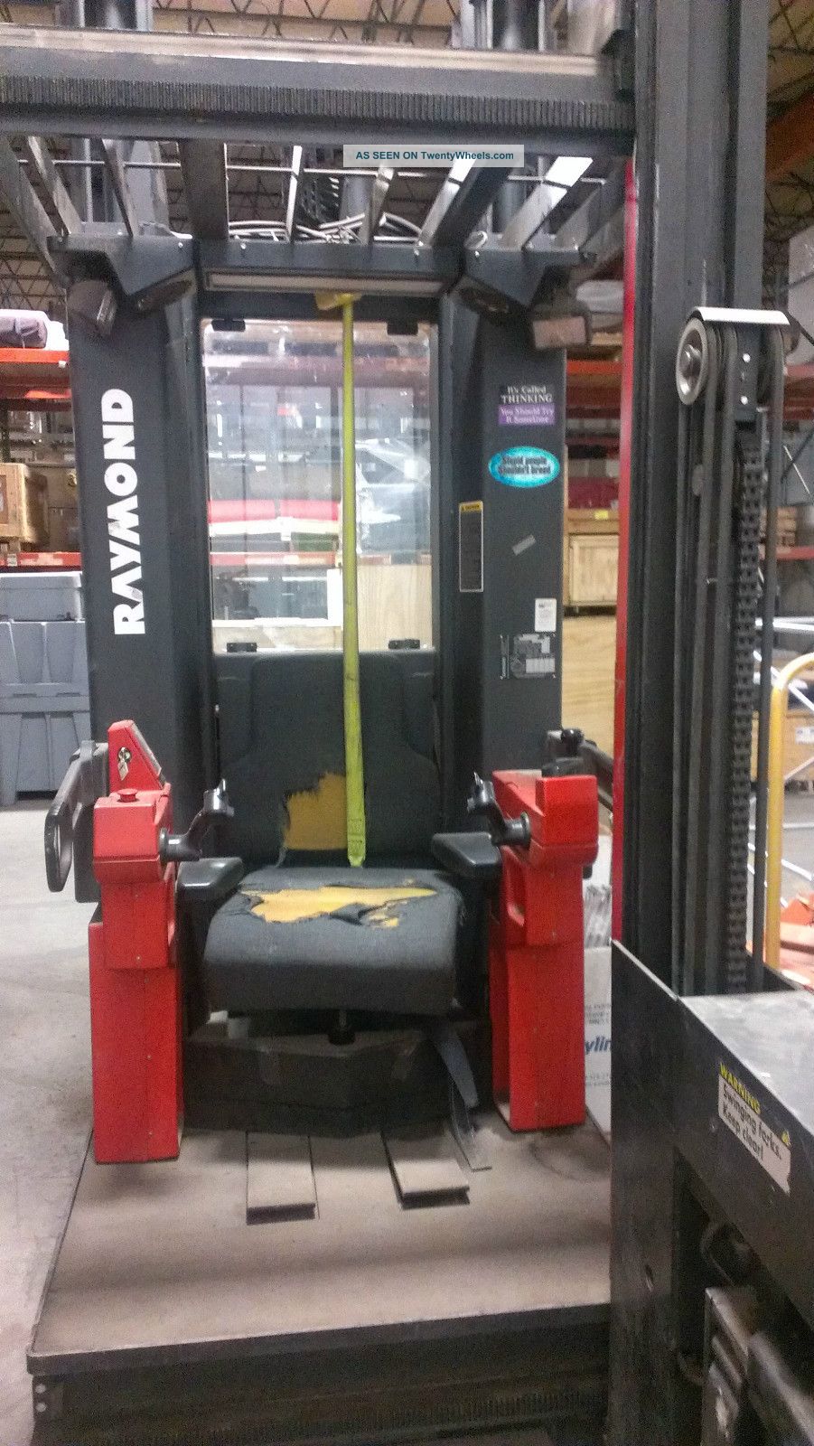 Raymond 537 Csr30t Swing Reach Forklift Fork Lift Columbus Ohio