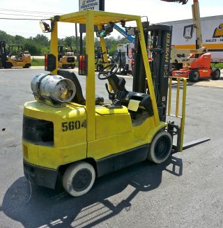 Hyster X50xm Lp Powered 5,  000 Lb Capacity Forklift Cat Towmotor Clark photo