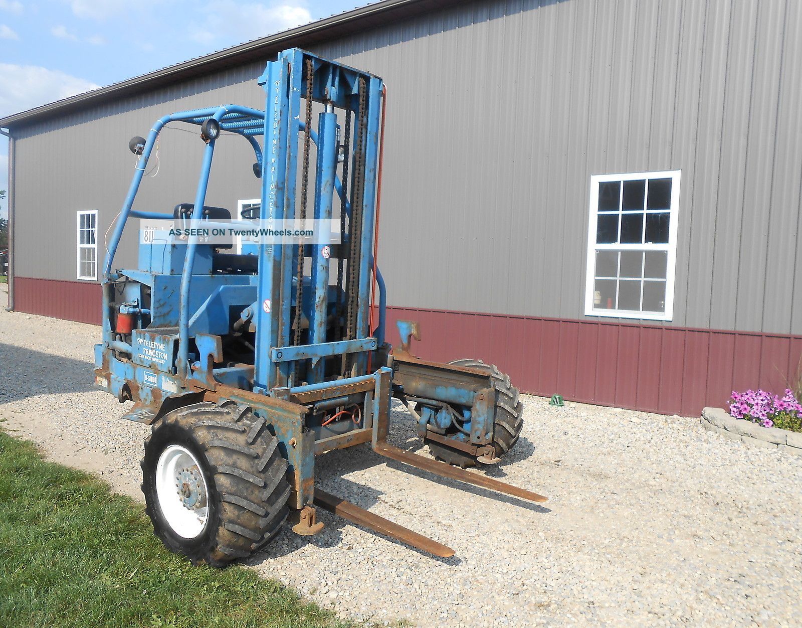 Teledyne Princeton D5000 Lift Piggy Back All Terrain Forklift Diesel