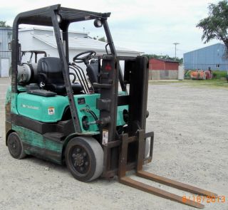 2003 Mitsubishi Fgc20k,  4,  000,  4000 Cushion Tired Trucker Special Forklift photo