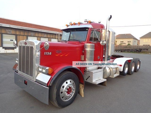 2000 Peterbilt 379 Daycab Tri Axle Heavy Hauler Daycab Semi Trucks photo