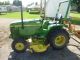 John Deere 790 4x4 Compact Tractor 220hrs W/jd Finish Mower And Woods Blade Tractors photo 1
