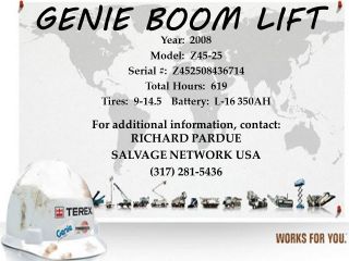 Genie Boom Lift photo