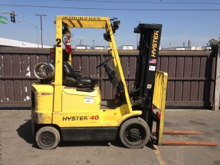Hyster Forklift 4000 Lb Capacity Side - Shifter S40xm - Lift photo