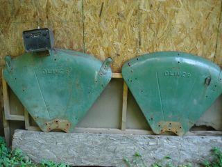 Oliver Farm Tractor Rear Fenders photo
