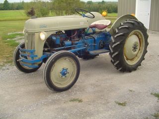 Antique Ford 8n Tractor With Pto And 3 Point photo