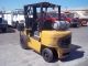 Caterpillar Forklift Gp30k 6,  000 Lb Capacity Side - Shifter Lift Lp Pneumatic Forklifts photo 4