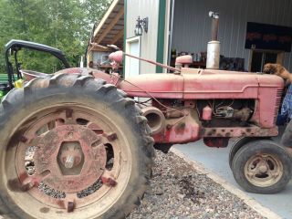 Old Farmall H Tractor photo