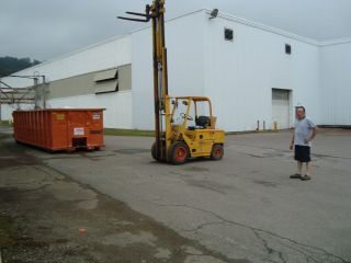 Clark Gas Fork Truck,  Mid 80 ' S Pneumatic Tires,  3 Speed photo