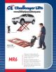 Challenger Mr6 6000 Lb Mid - Rise Portable Car Lift; 6,  000 Home Garage Vehicle Forklifts photo 2