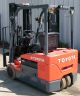 Toyota 7fbehu18 (2005) 3500 Lbs Capacity Electric 3 Wheel Forklift Forklifts photo 1