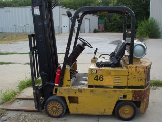1995 Caterpillar T50d Forklift With Sidesteer Attachment Cat Fork Hyster photo