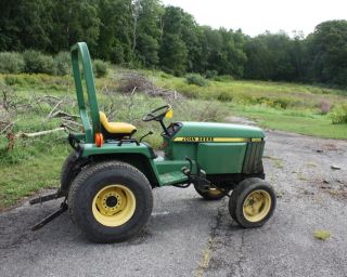 John Deere 855 855d 4wd 24hp Hydro Tractor With 3pt Pto / Option 4 Loader photo