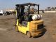 Caterpillar Forklift 5000 Lb Capacity Side - Shifter Cushion Tires Lift Mast Forklifts photo 3