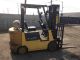 Caterpillar Forklift 5000 Lb Capacity Side - Shifter Cushion Tires Lift Mast Forklifts photo 4