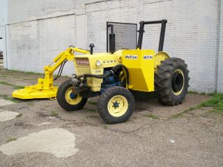 1980 Ford Tractor With A Motrim Mini - Mo Mower photo