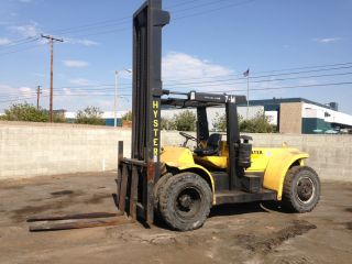 Hyster Forklift 25000lb Capacity H250xl Pneumatic Tire Two Stage Mast photo