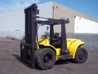 Hyster Forklift 25000 Lb Capacity H250xl Pneumatic Tires Two Stage photo