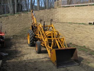 1951 Ford 8n Tractor With Loader And Backhoe photo