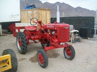 Farmall Tractor Antique.  Model A photo