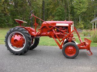 57 Farmall Cub Tractor Restored photo