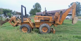 Case Dh7 Backhoe,  Trencher photo