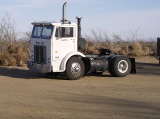 1977 White Cabover photo