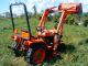 Diesel Kubota B4200 4wd With Front End Loader And Belly Mower Low Reserve Tractors photo 1