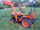 Diesel Kubota B4200 4wd With Front End Loader And Belly Mower Low Reserve Tractors photo 2
