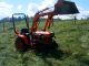 Diesel Kubota B4200 4wd With Front End Loader And Belly Mower Low Reserve Tractors photo 5