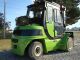 2012 Clark 8000 Lb Capacity Forklift Lift Truck Brand With Enclosed Cab Painted Forklifts photo 3