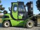 2012 Clark 8000 Lb Capacity Forklift Lift Truck Brand With Enclosed Cab Painted Forklifts photo 4