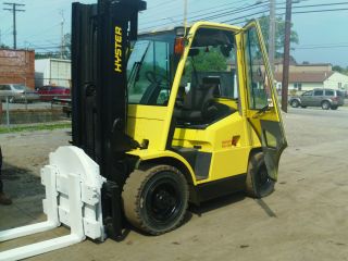 Hyster H900xms Forklift With Rotator Low Gasoline Unit photo